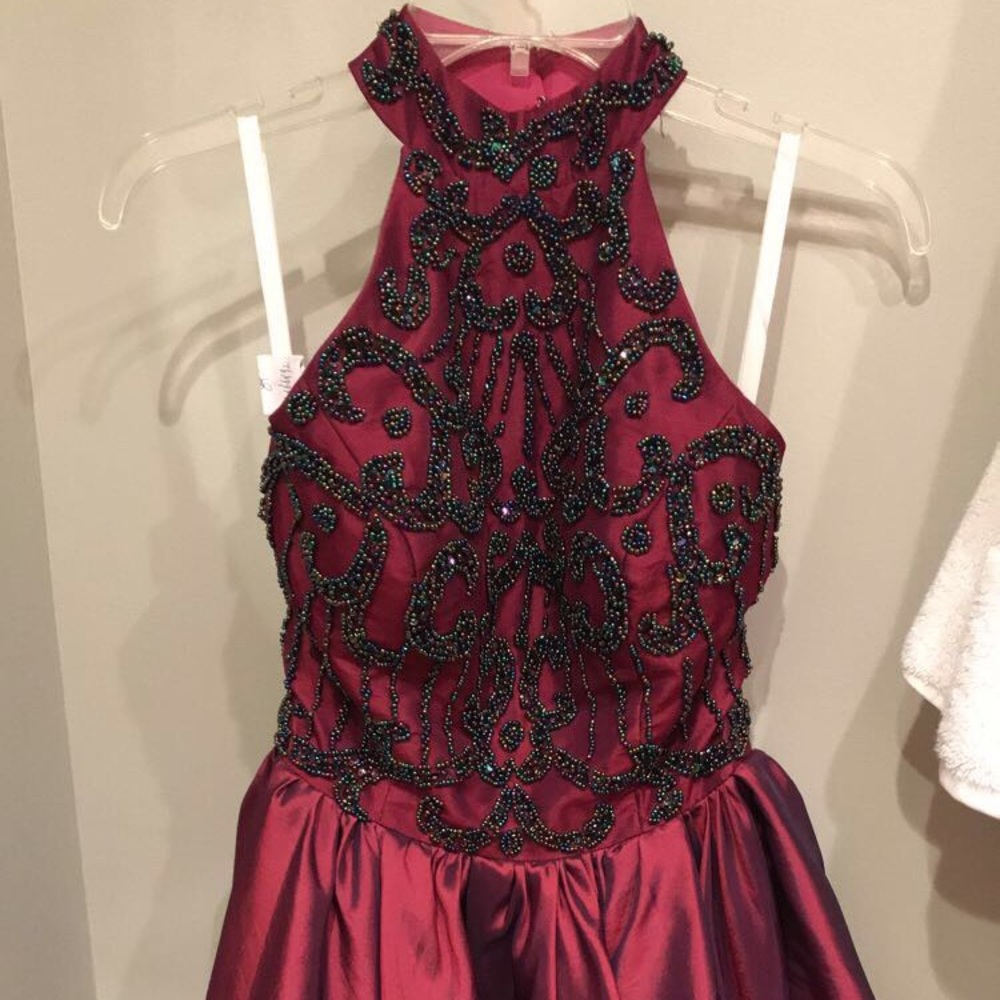 Burgundy Dress